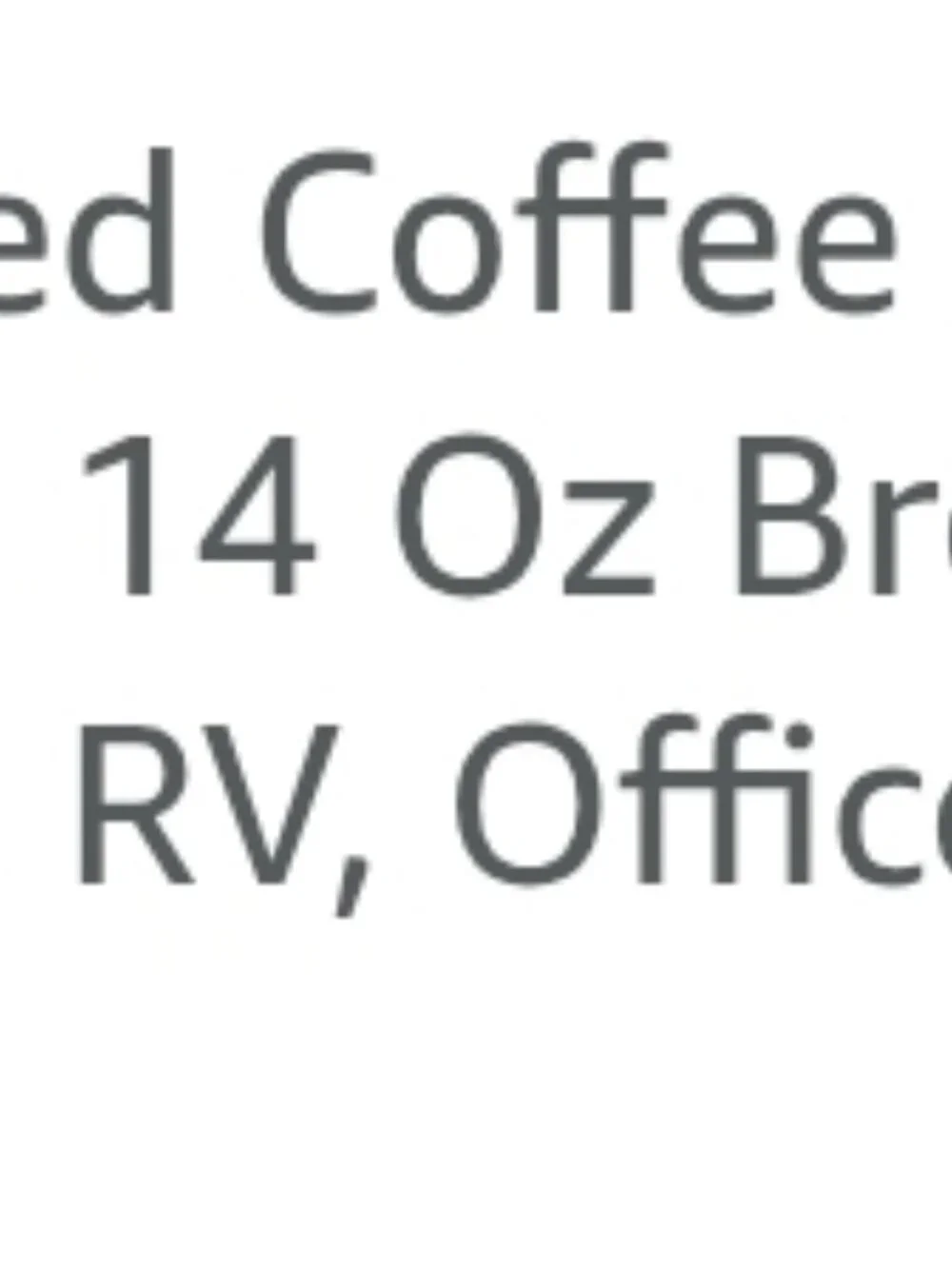 Iced coffee maker